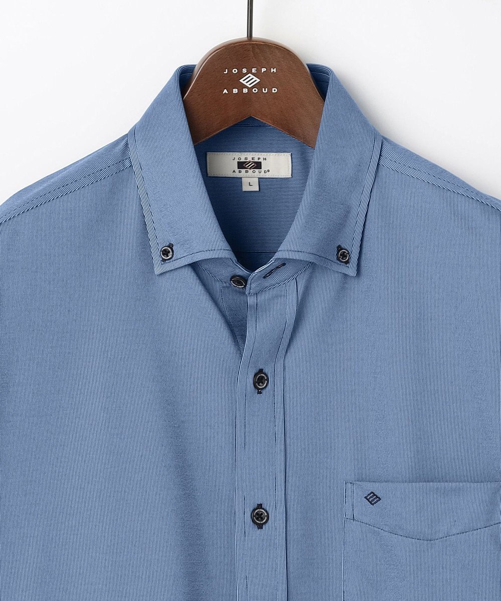 JOSEPH ABBOUD 【キングサイズ・ジャージー素材・ストレッチ・イージーケア】コンパクトジャージー半袖 シャツ 