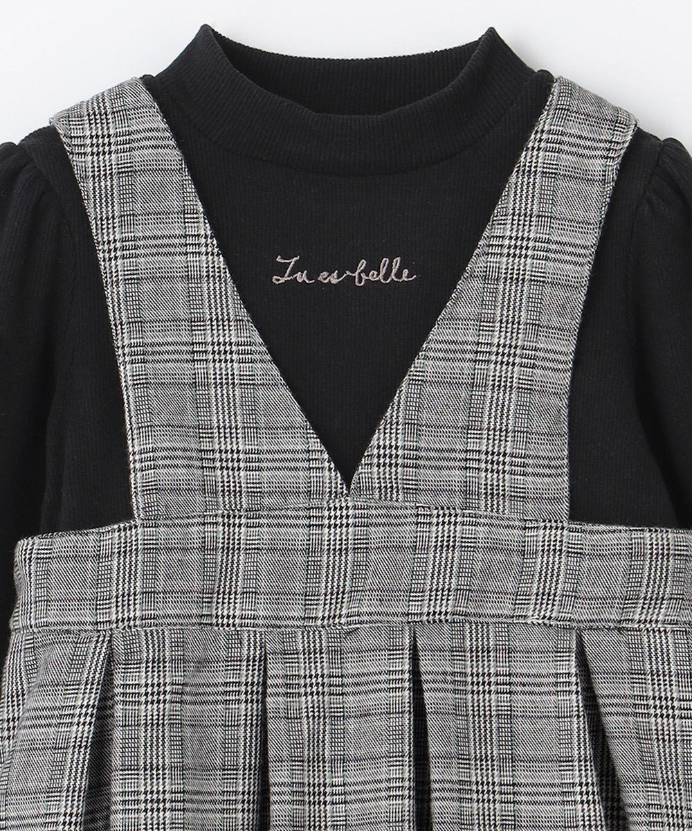 ANY KIDS ドッキングチェックワンピース 