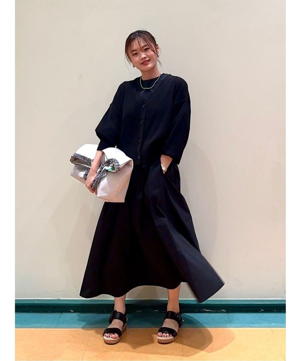 UNFILO 【洗える/軽量】FINE MOVE Aラインワンピース 