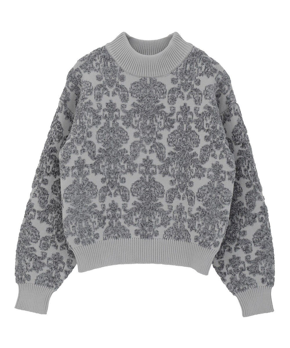 Green Parks ・ｓｗｉｎｇ　ｂｙ　アラベスクジャカードニット 