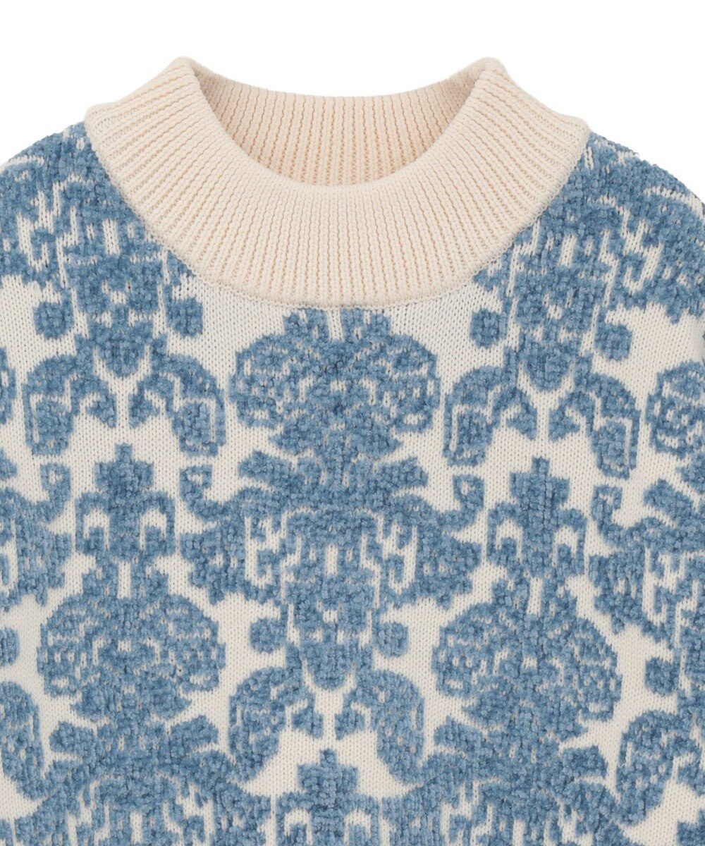 Green Parks ・ｓｗｉｎｇ　ｂｙ　アラベスクジャカードニット 