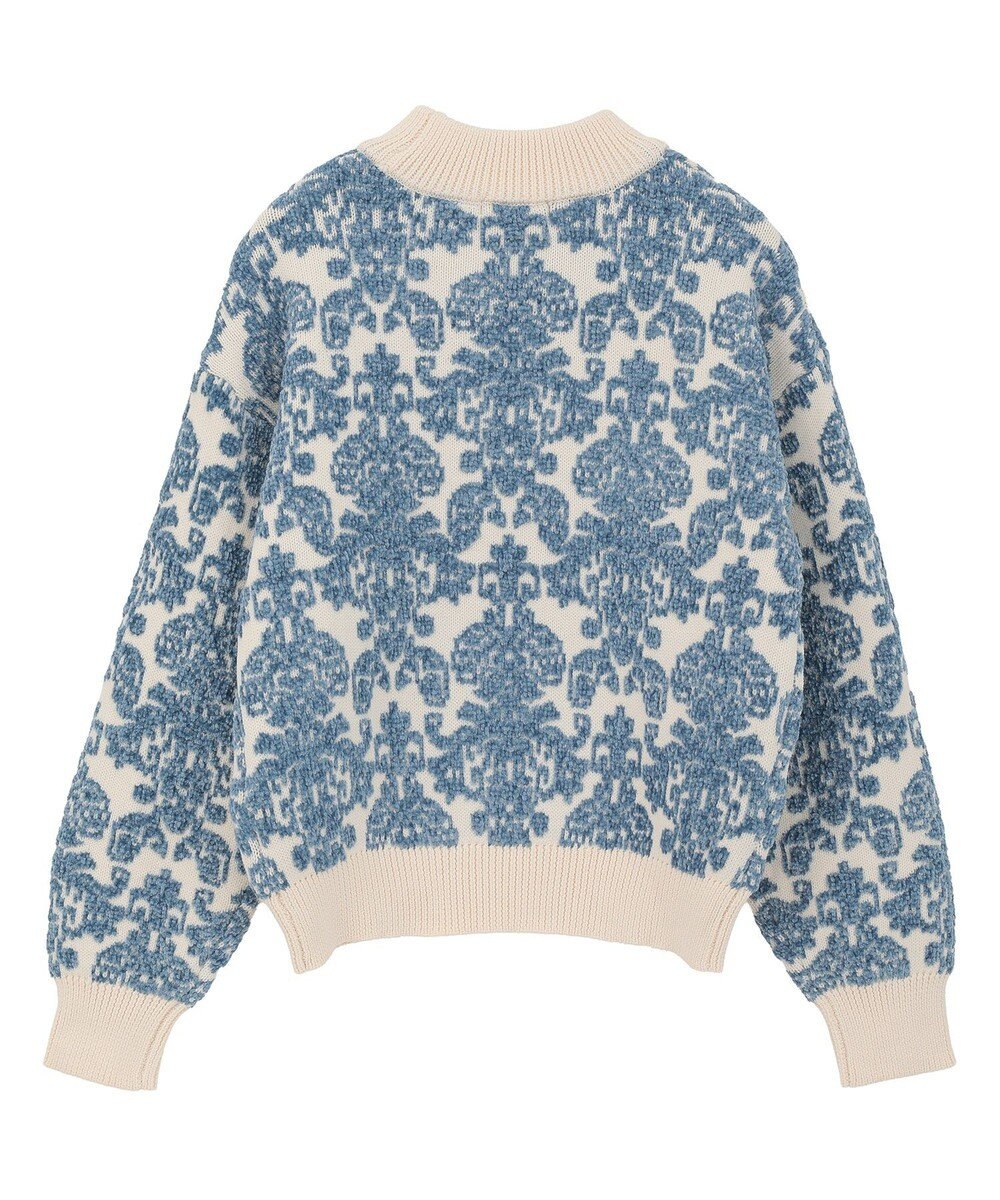 Green Parks ・ｓｗｉｎｇ　ｂｙ　アラベスクジャカードニット 