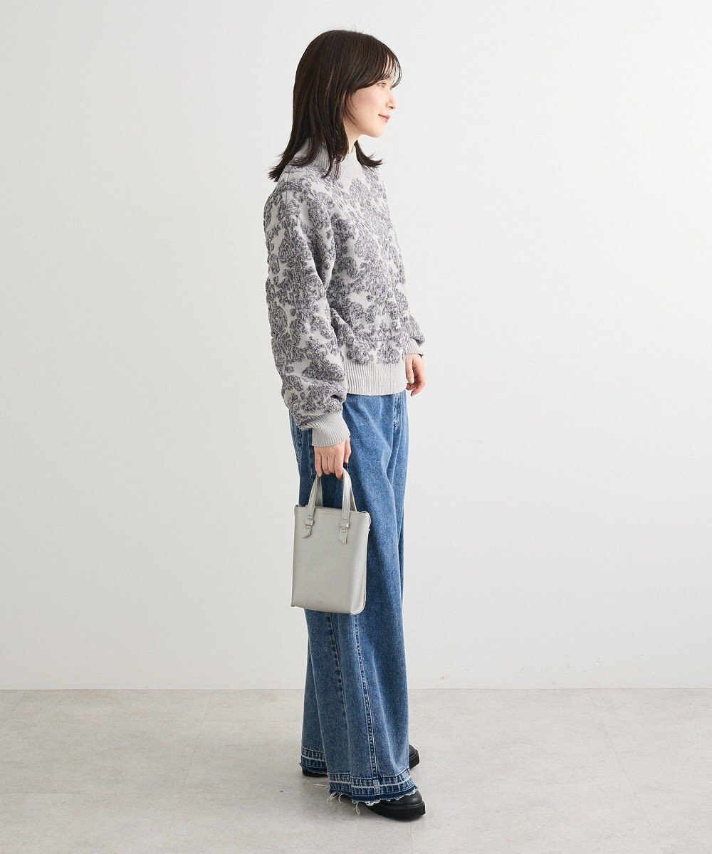 Green Parks ・ｓｗｉｎｇ　ｂｙ　アラベスクジャカードニット 