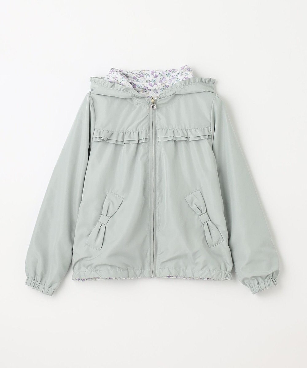 ANY KIDS フード取り外し リバーシブル ブルゾン 