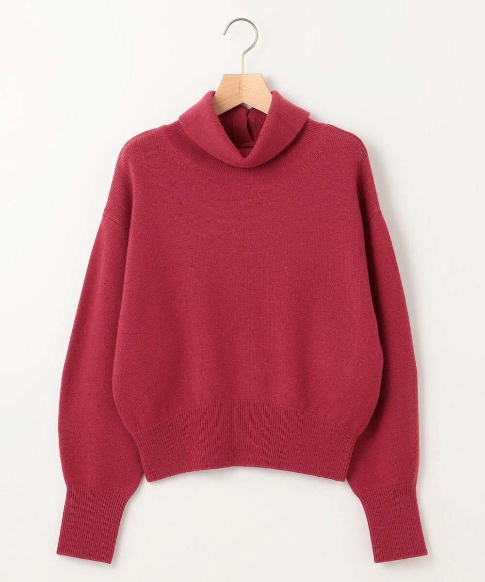 組曲 L 【2WAY・WEB限定】ウールカシミヤミックス ハイネックニット 