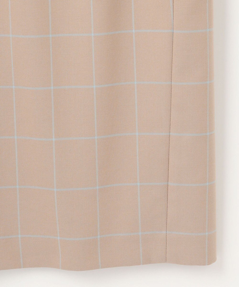 自由区 L 【洗える】ウィンドウペーンチェック ワンピース 