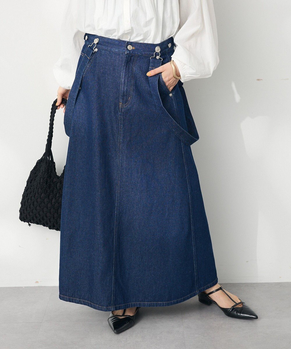 CRAFT STANDARD BOUTIQUE ２Ｗａｙデニムジャンパースカート 