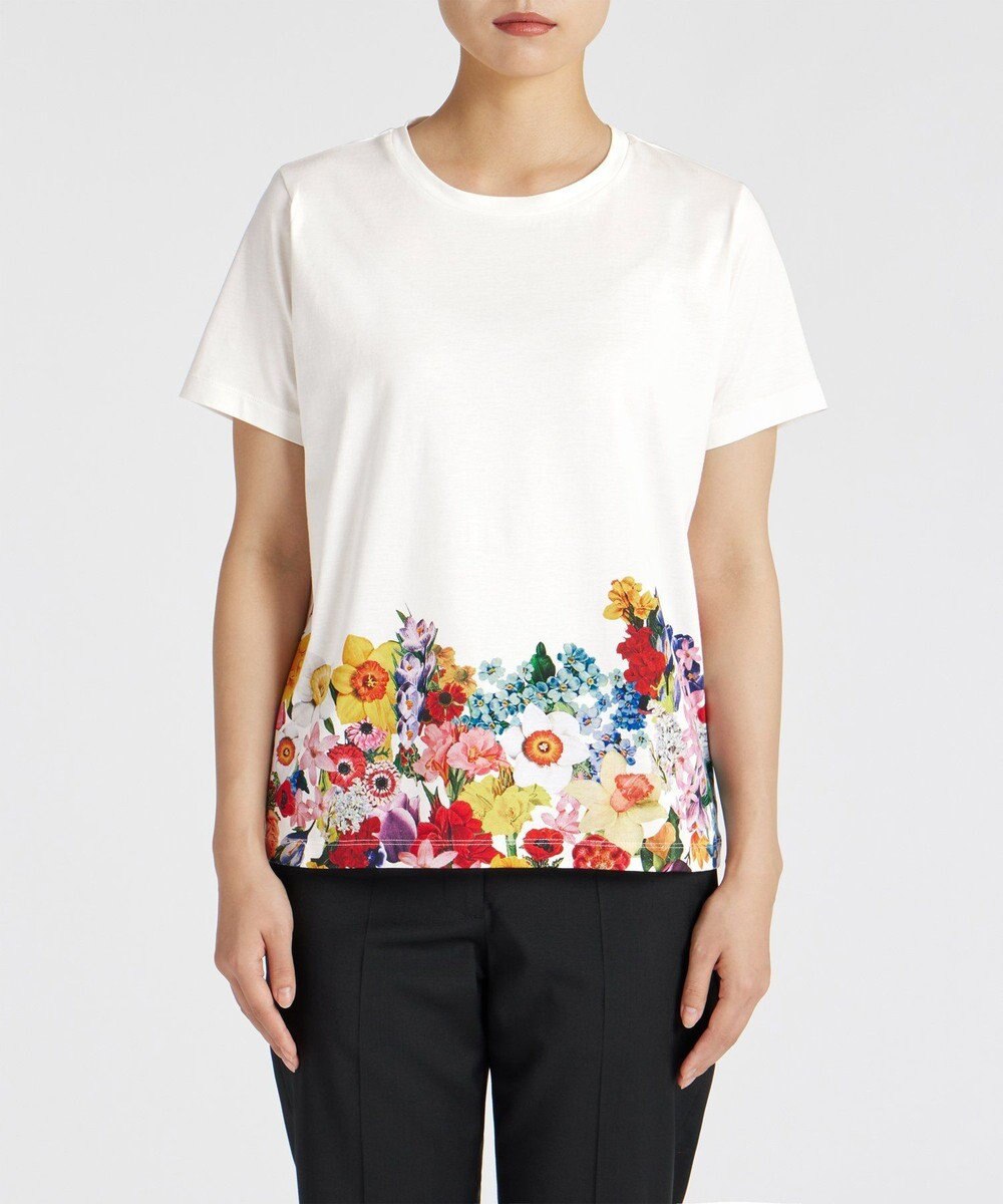 Paul Smith Collage Floral 半袖Tシャツ オフホワイト