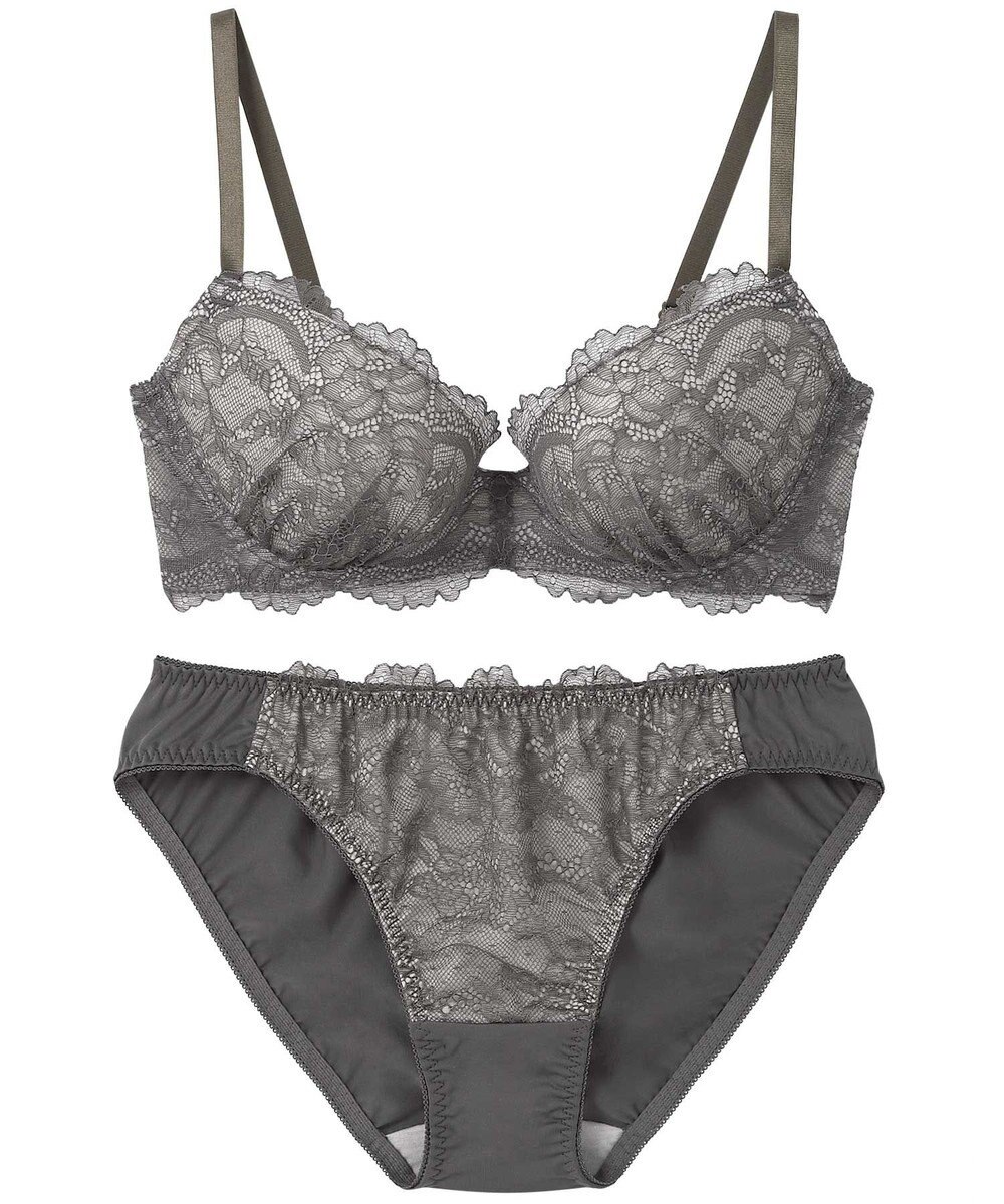 AMPHI ブラジャー ショーツセット まる胸メイク 推し活・推し事応援 Aカップあり 【ブラショーツセット】 上下セット ブラ BBJ201 アンフィ／ワコール 