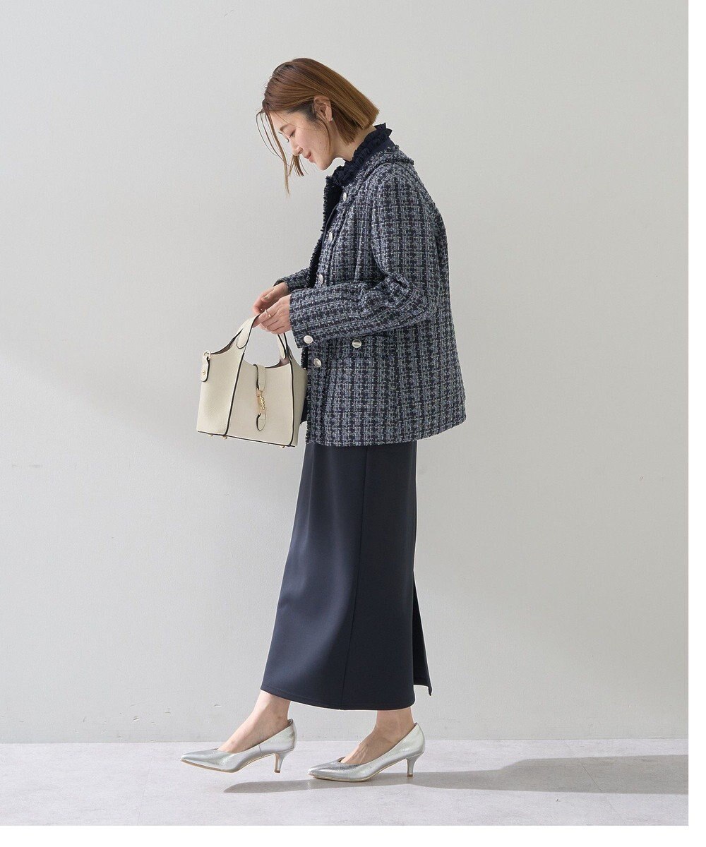 YECCA VECCA ダンボールニットナロースカート 