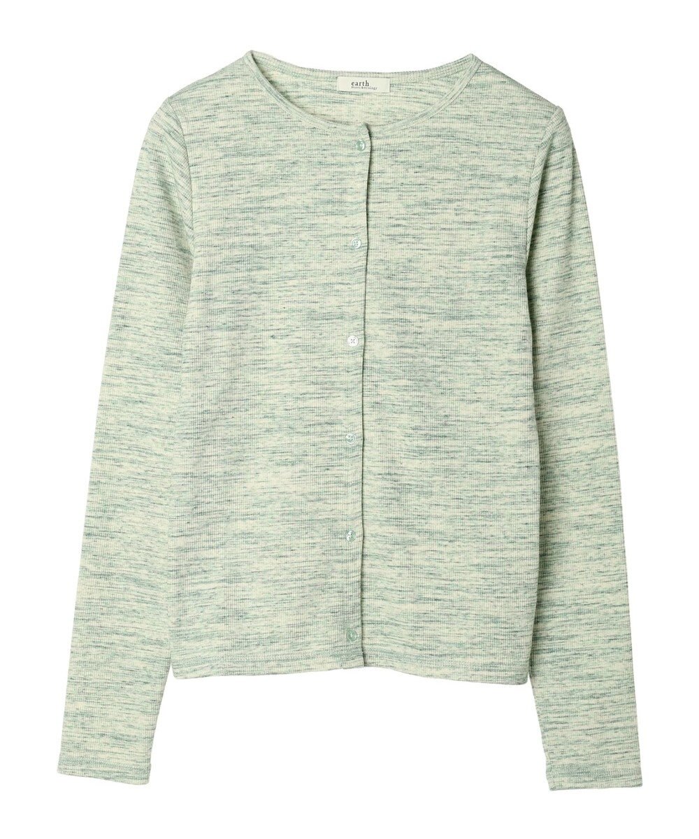earth music&ecology メランジリブカーディガン 