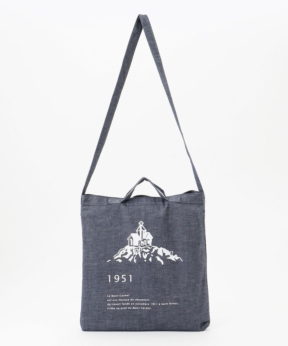 SHARE PARK LADIES 【撥水加工】イージーデニム２WAYロゴバッグ 