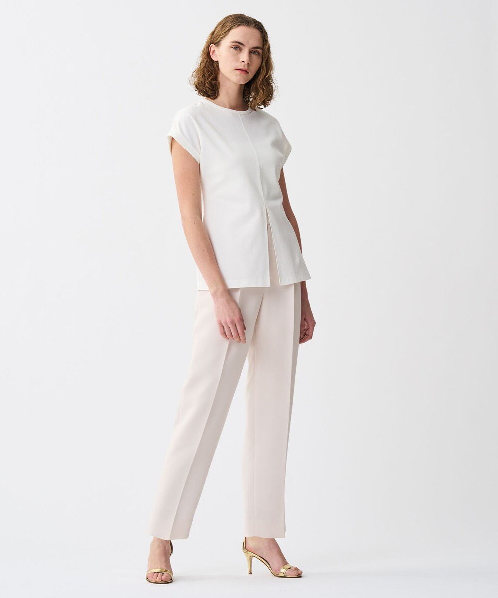 uncrave ダブルフェイスジャージー 2WAYスリットトップス 