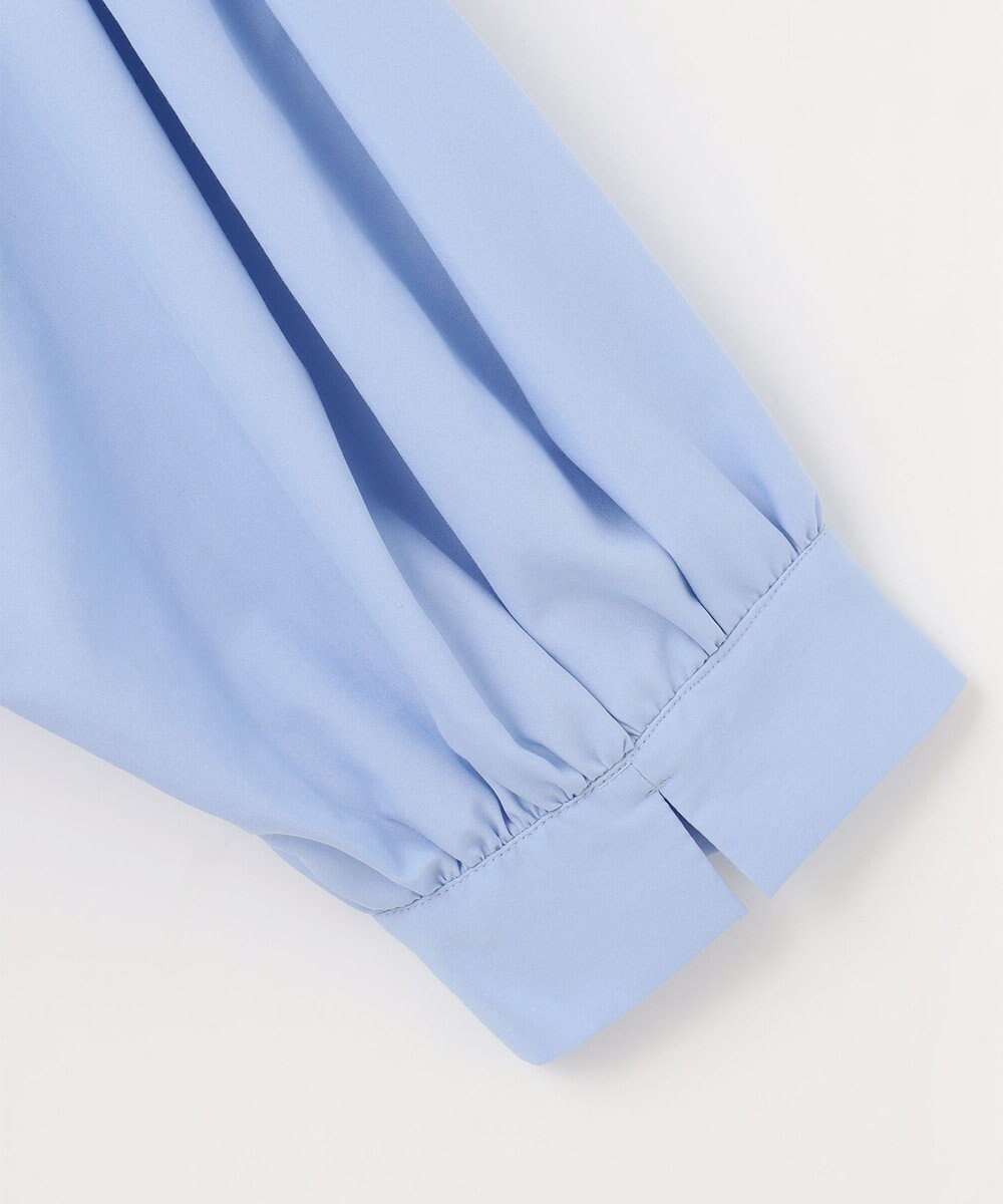 UNFILO 【洗える/シワになりにくい】イージーケア タックスリーブブラウス 