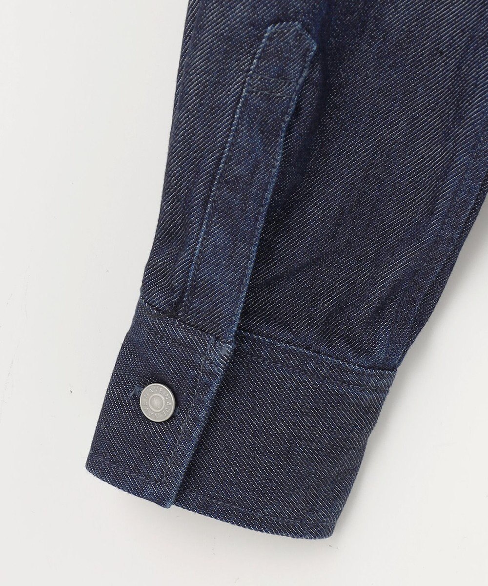 NAVE 【ReNave・セットアップ可/洗える】マーセライズデニムシャツ 