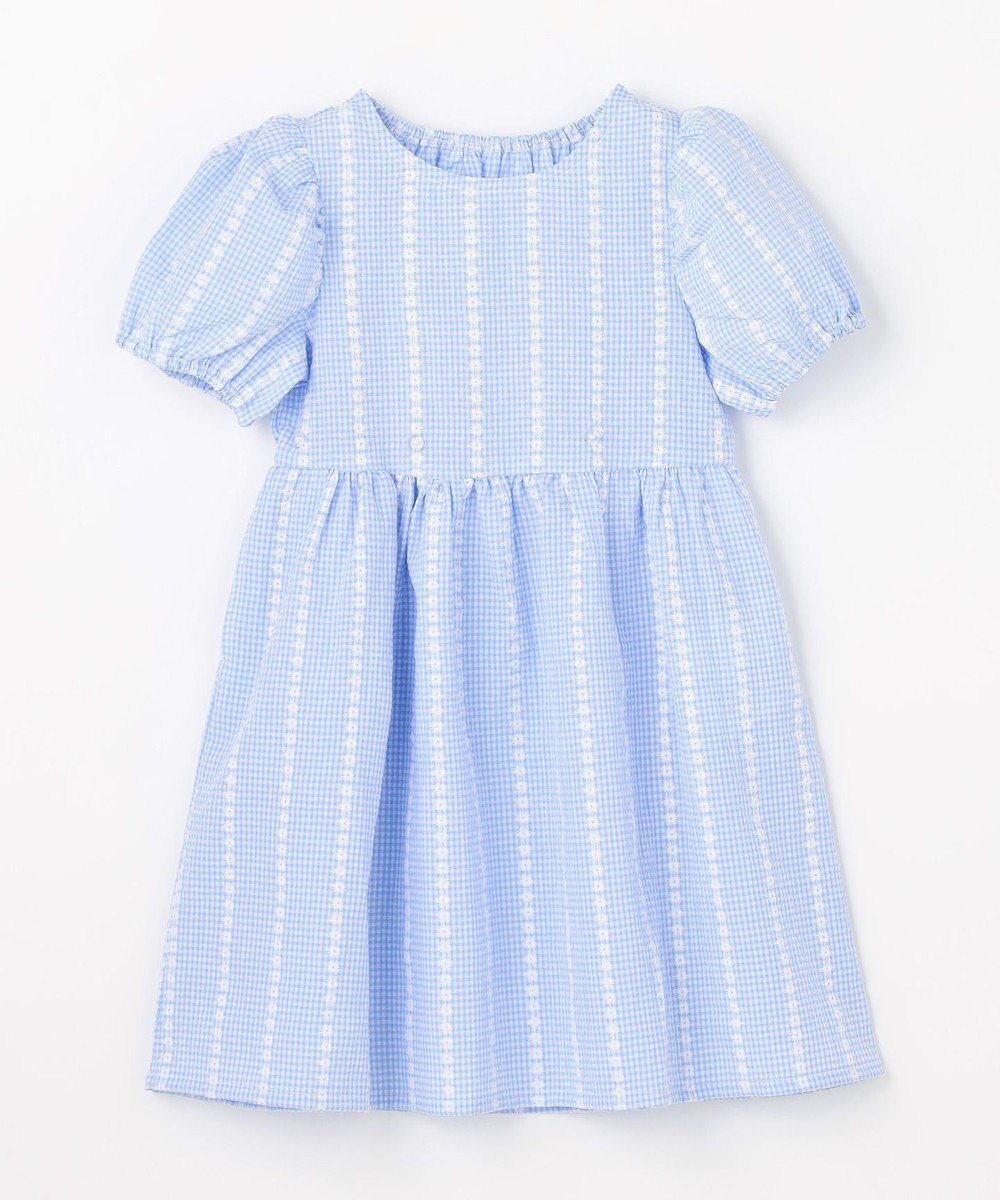 ANY KIDS 【洗濯機可能】サッカー ストライプワンピース 