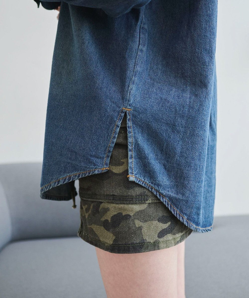 WEGO デニムウエスタンBIGシャツ 