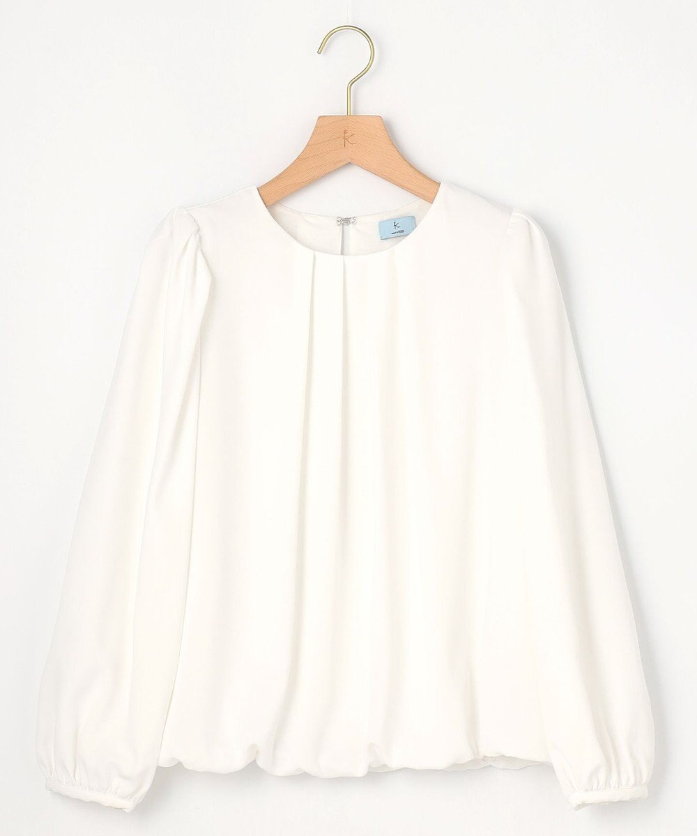 組曲 L 【WEB限定】ジョーゼットシフォン パフスリーブブラウス 