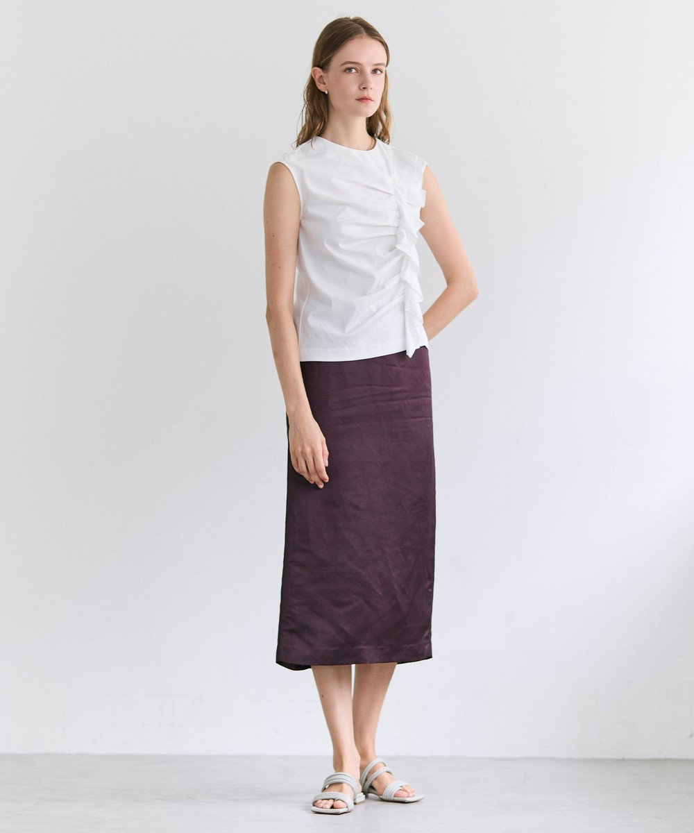 BEIGE， AFGHA / コットンドレープ スムーストップス 