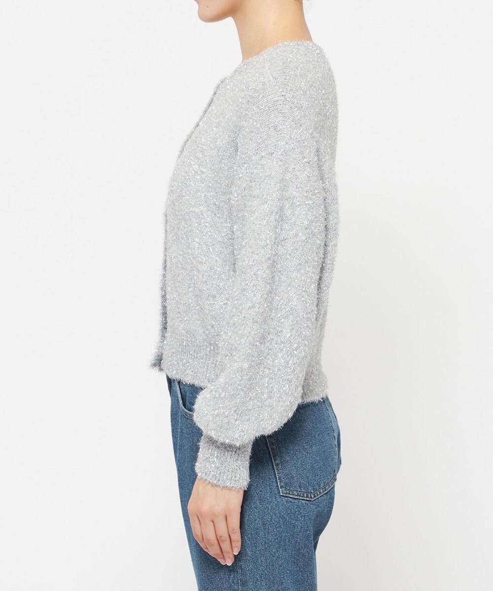 uncrave ラメ シャギー ニット カーディガン（uncrave STANDARD） 