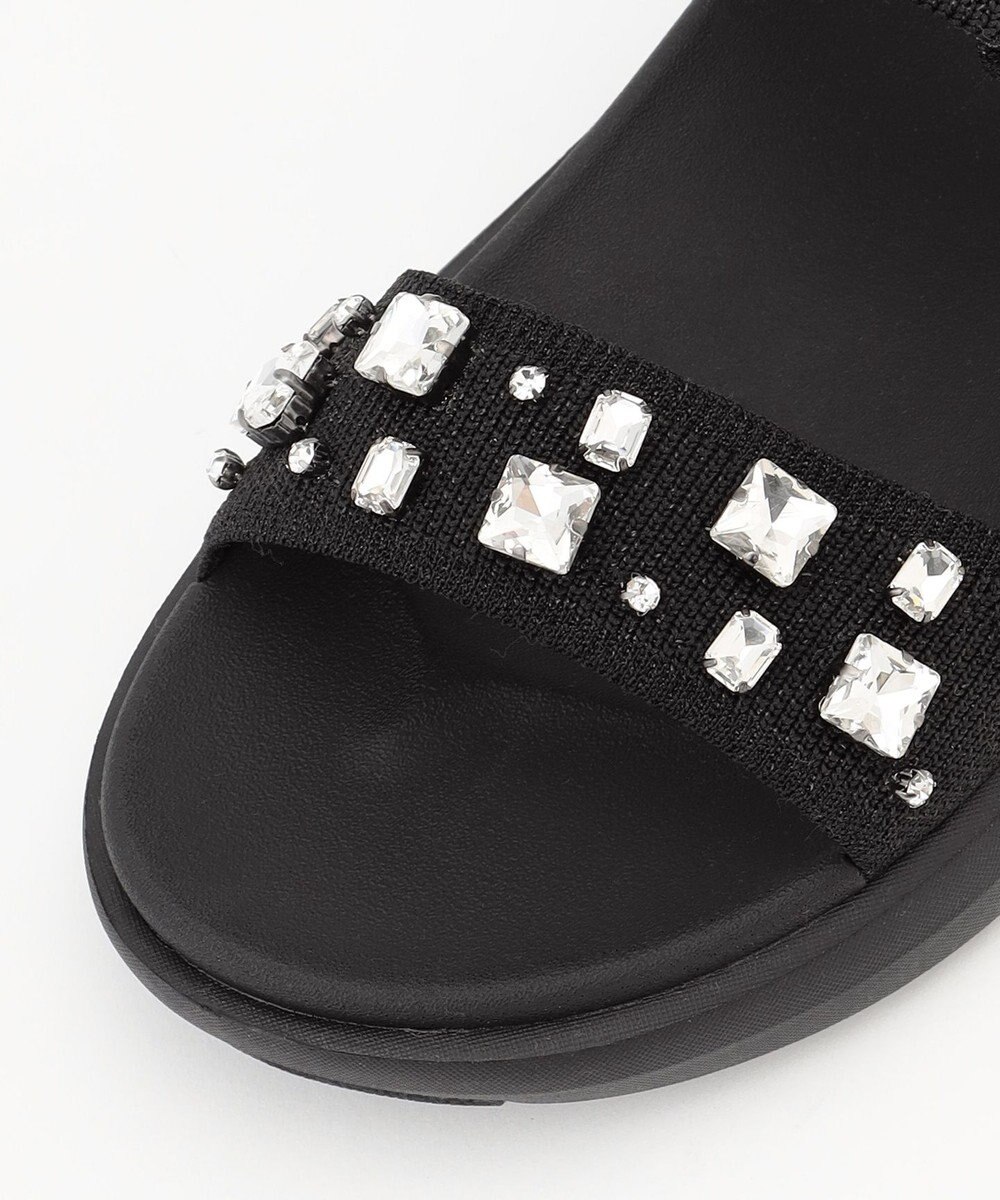 steppi 【洗える】ビジュー付 スポーツサンダル 