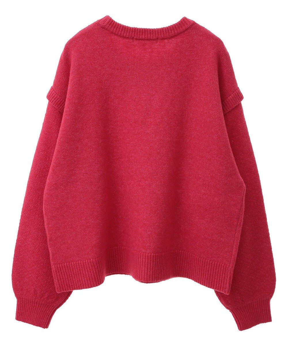 Green Parks 袖かのこニットプルオーバー 