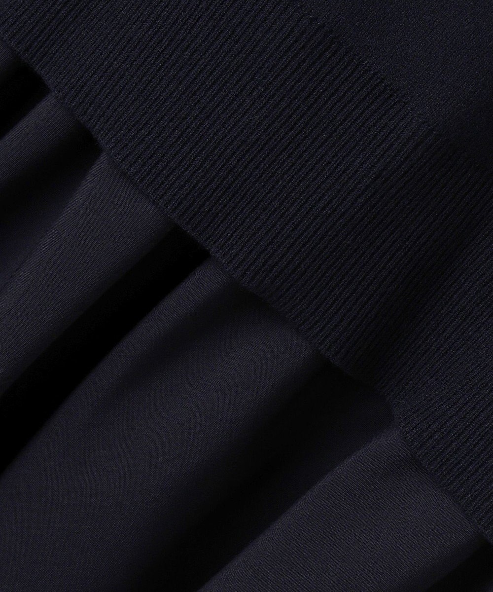 ICB レーヨンシルクストレッチブレンド ドッキングペプラムプルオーバー 