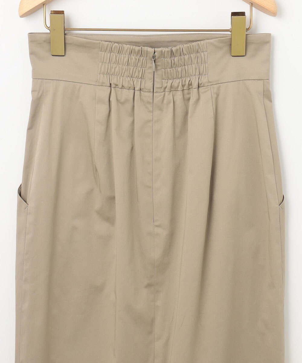 組曲 【WEB限定】サテンストレッチ Iラインスカート 