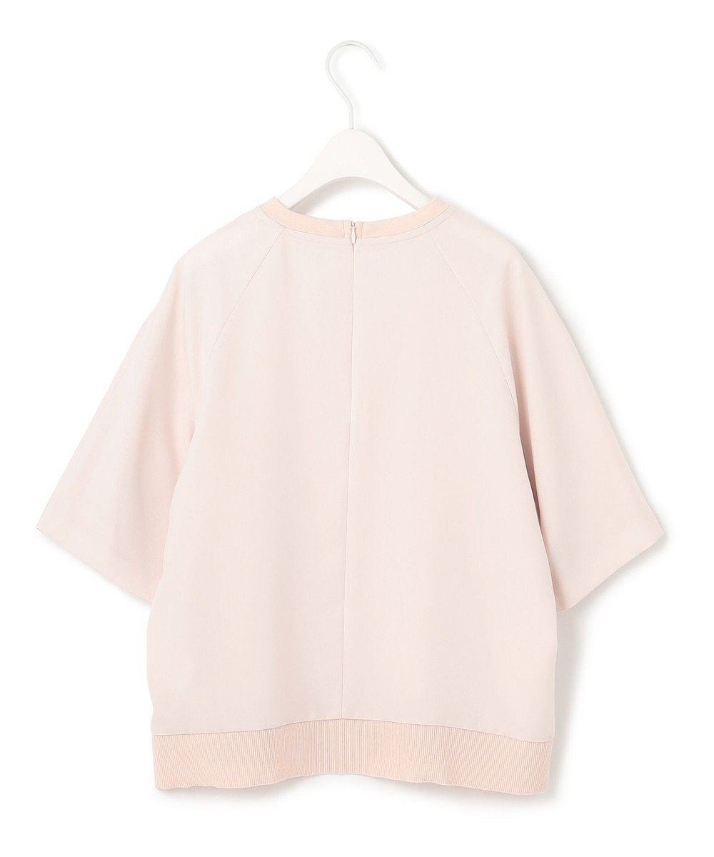 ICB 【新色追加・洗える】 FluidBackSatin Tブラウス 