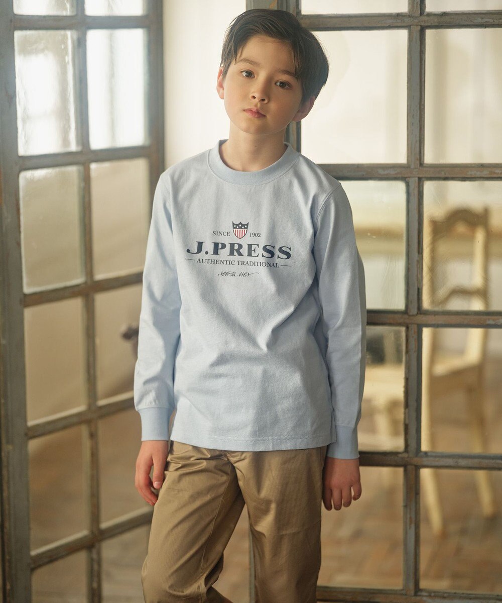J.PRESS KIDS 【140-170cm】USAハウスロゴ ロングTシャツ 