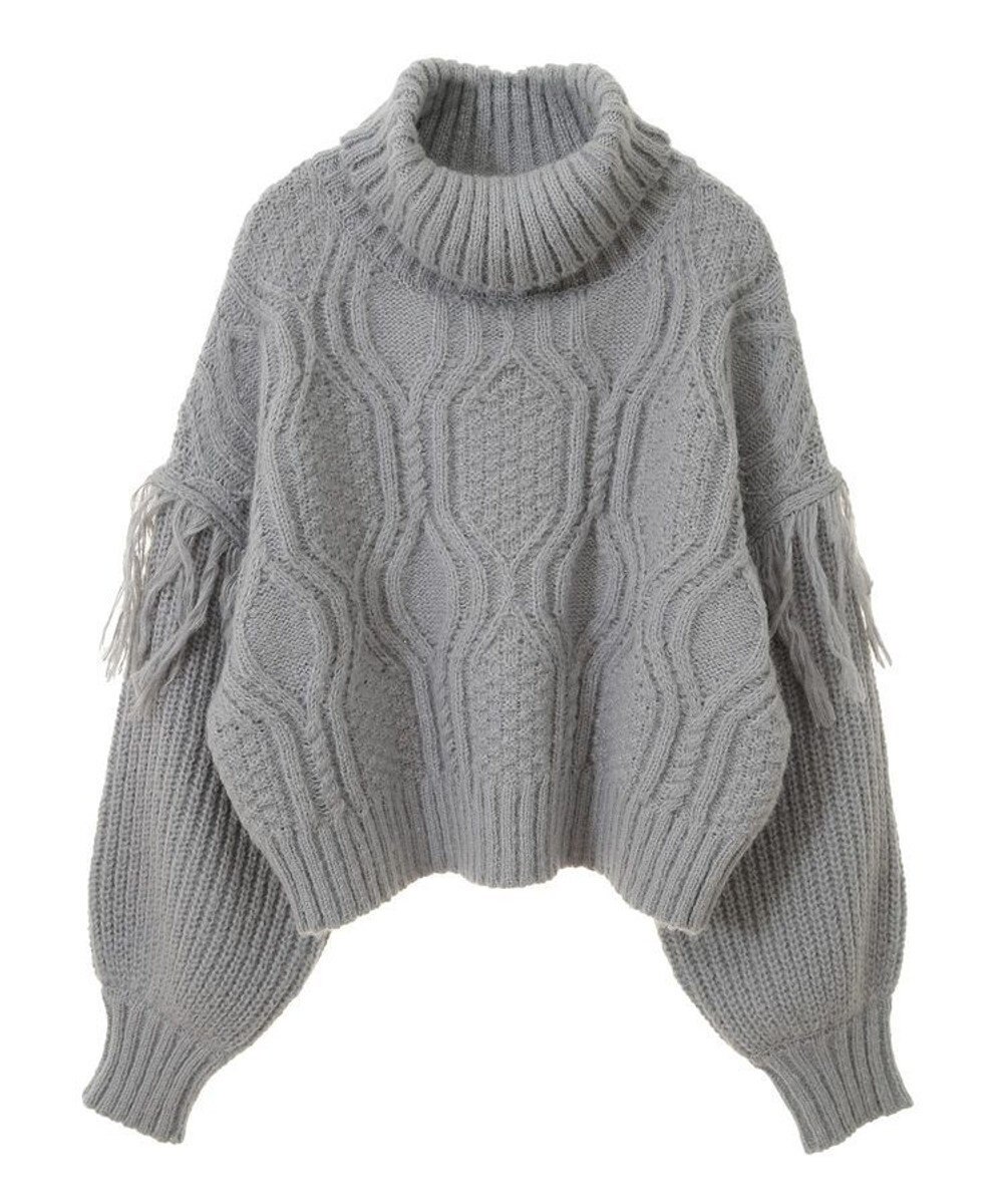 Green Parks ・ｓｗｉｎｇ　ｂｙ　フリンジタートルニット 