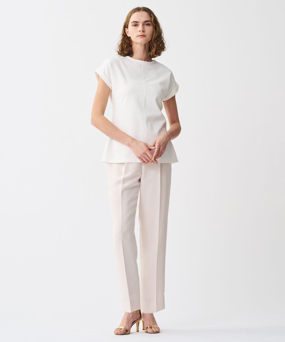 uncrave ダブルフェイスジャージー 2WAYスリットトップス 