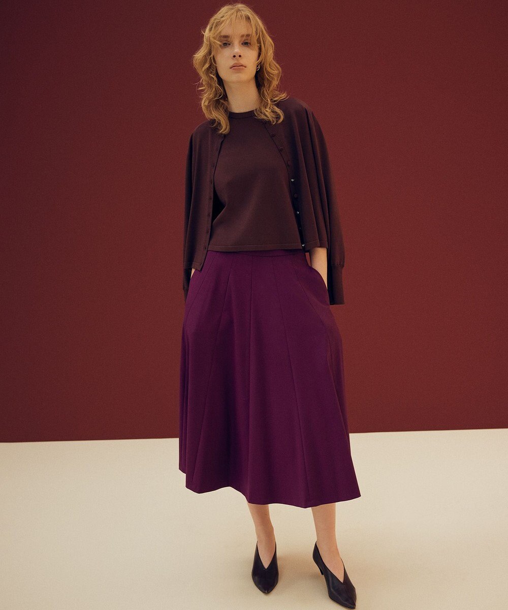 組曲 【ご好評につき追加予約 / 加藤ローサさん着用】ハンサムツイルフレア スカート 