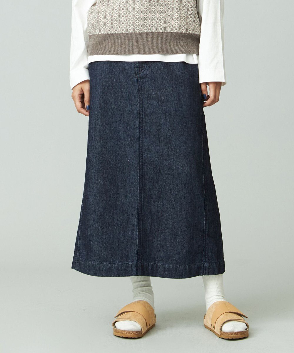 J.PRESS YORK STREET 【WOMEN】ソフトデニムスカート 