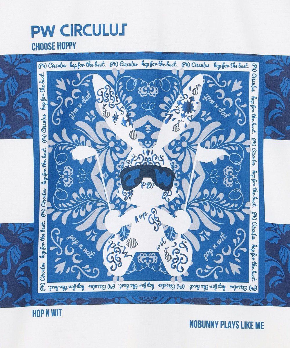 PW CIRCULUS 【吸水速乾 / UVカット / ストレッチ】【MEN】ラガーシャツ ゴルフ 