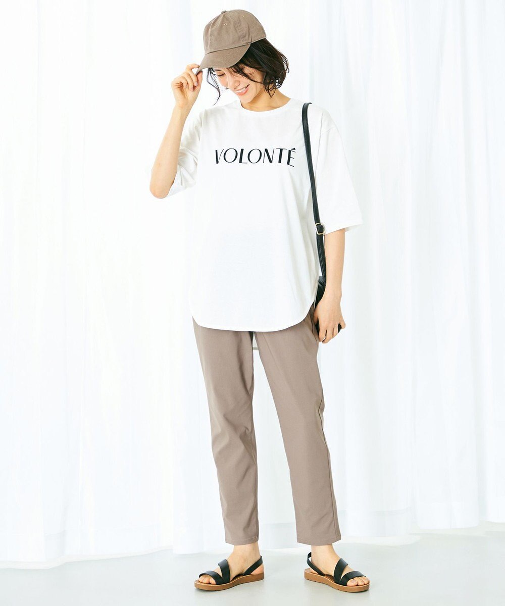 ANY L 【洗える】フロッキーロゴ Tシャツ 