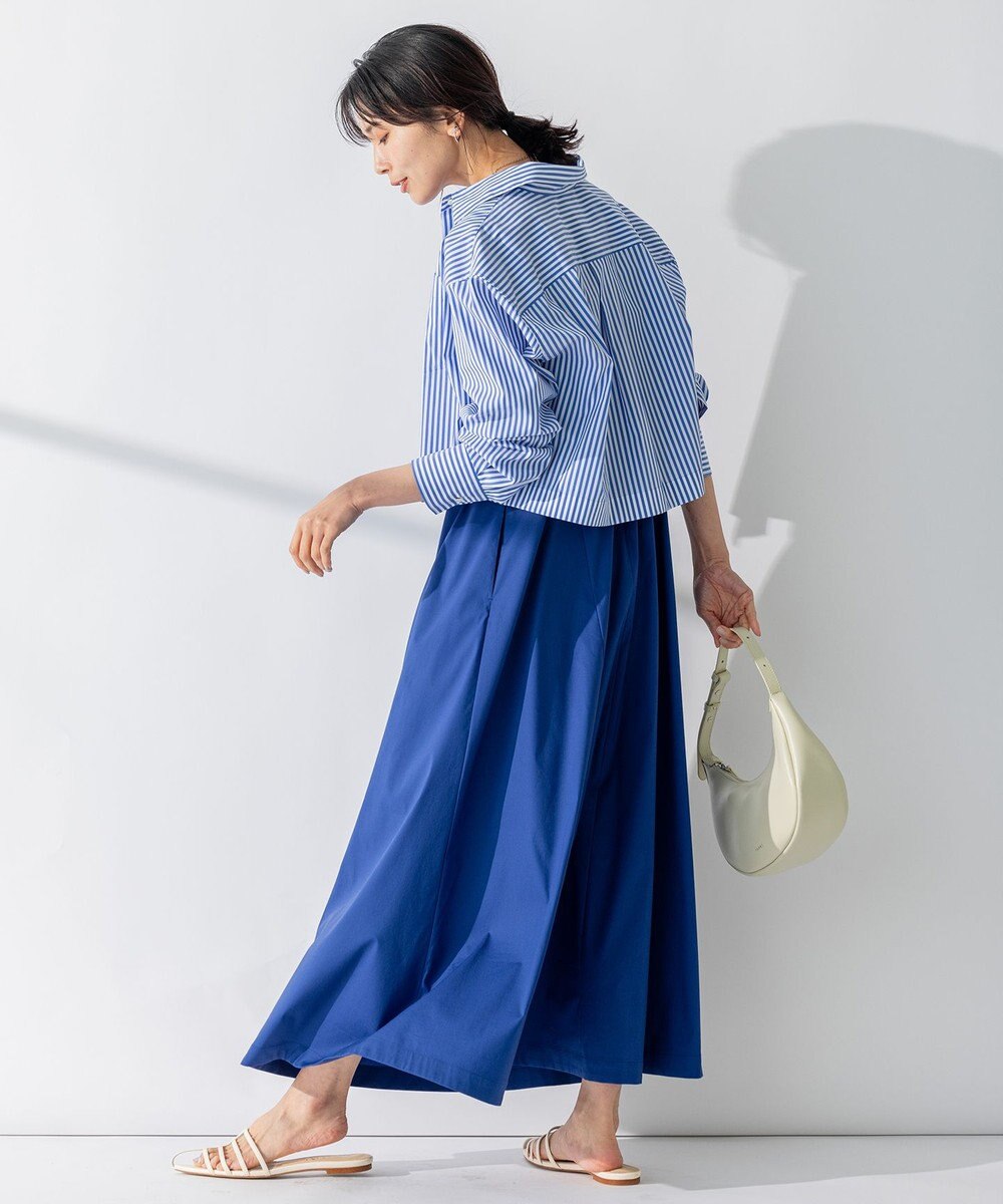 23区 L 【CLASSY.コラボ/洗える】シャツアンサンブル ワンピース 