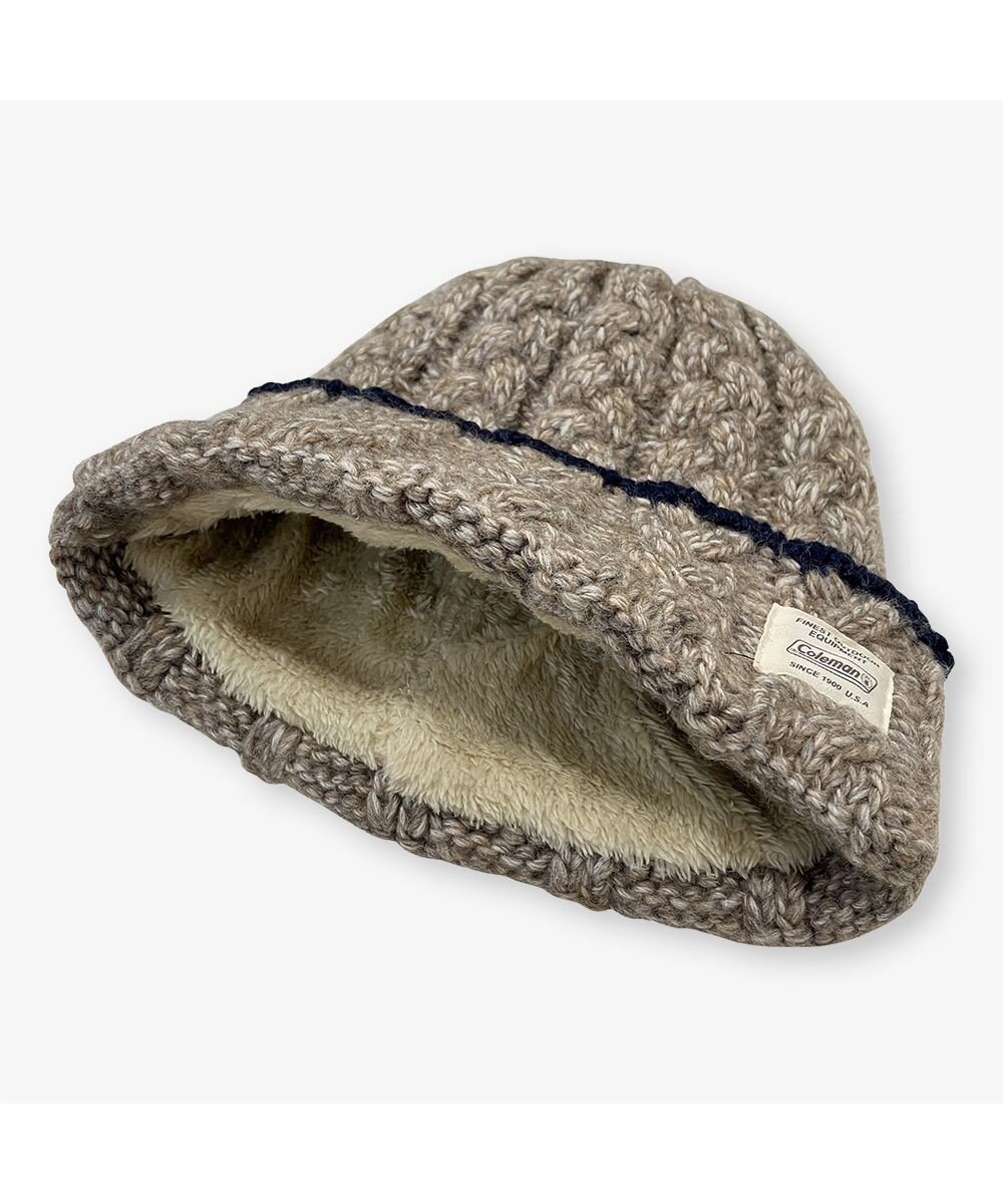 林八百吉商店 Coleman 裏ボアケーブル編みワッチ 