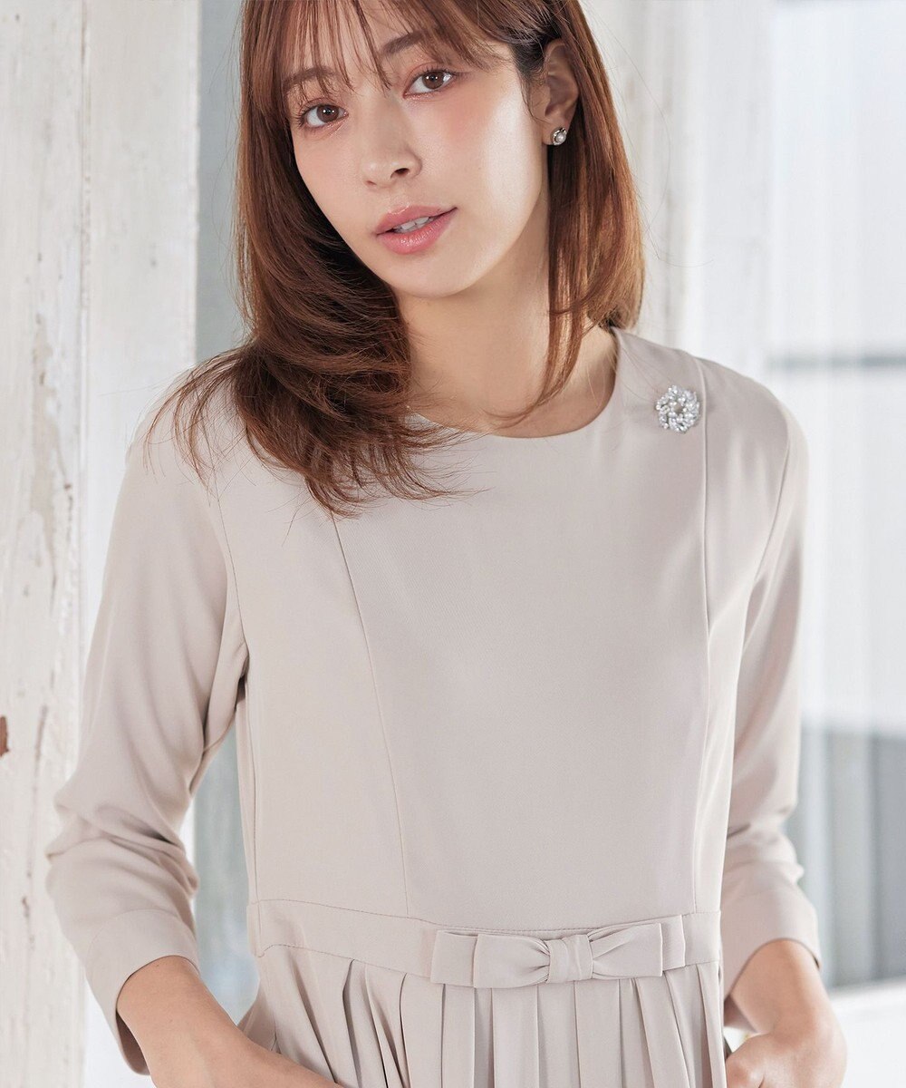 Tiaclasse リーフパールブローチ 