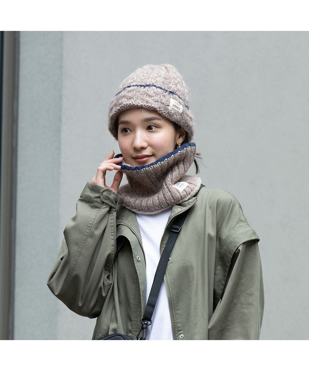 林八百吉商店 Coleman 裏ボアケーブル編みワッチ 