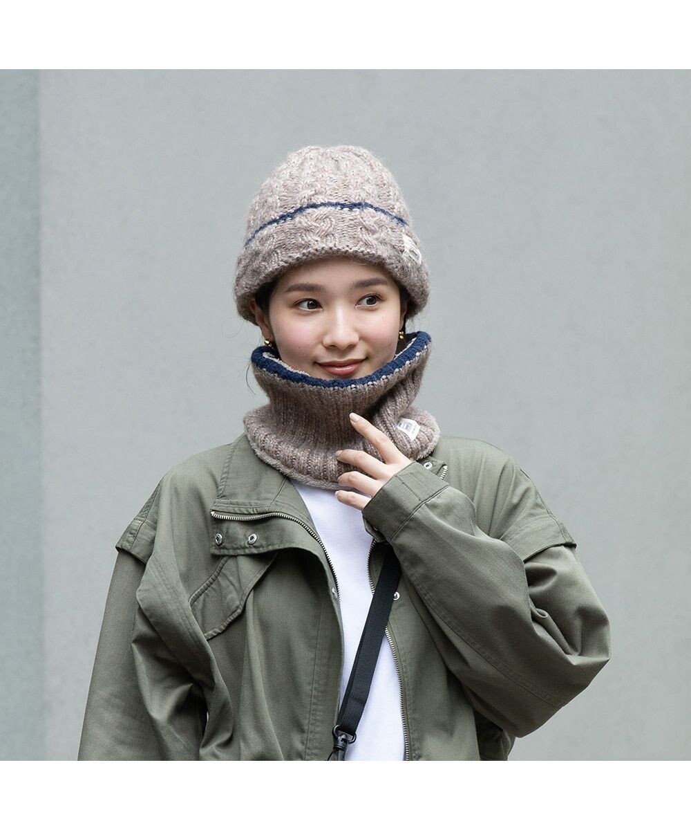 林八百吉商店 Coleman 裏ボアケーブル編みワッチ 