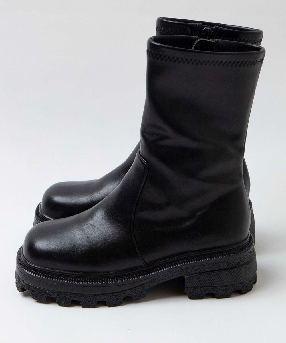 WEGO 【XLサイズ展開あり】ストレッチショートブーツ 