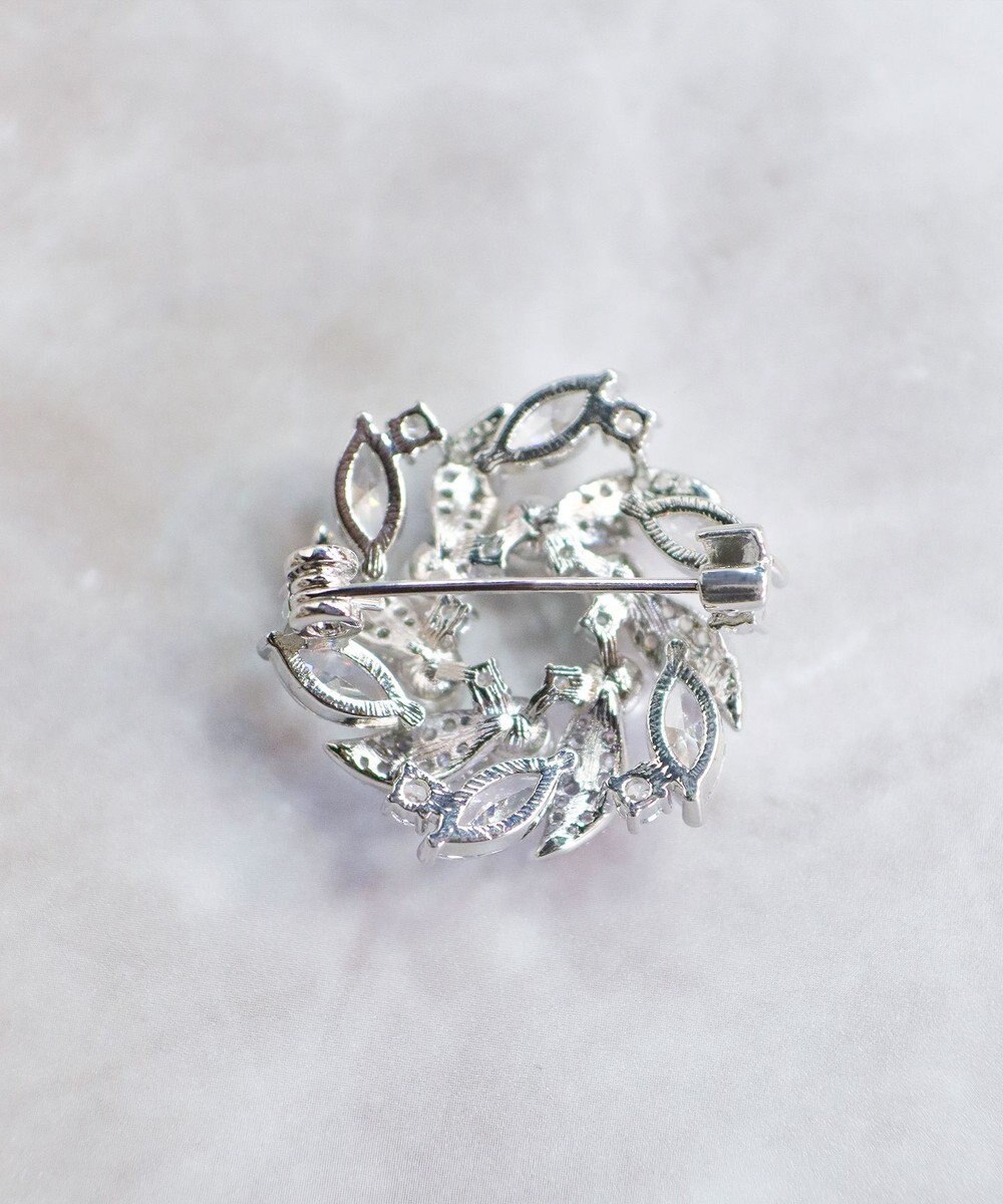 Tiaclasse リーフパールブローチ 