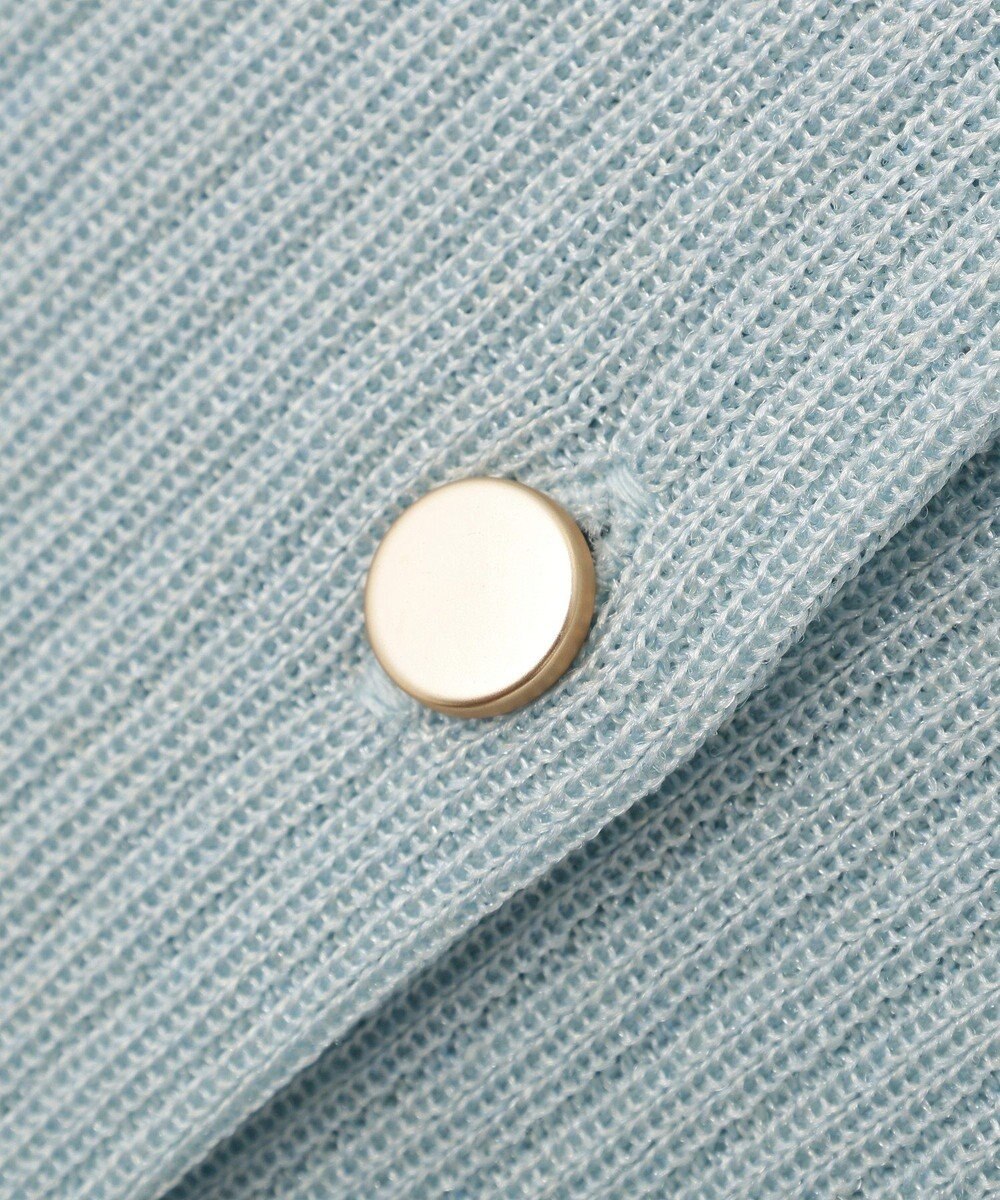 earth music&ecology テーラーカラーニットカーディガン 