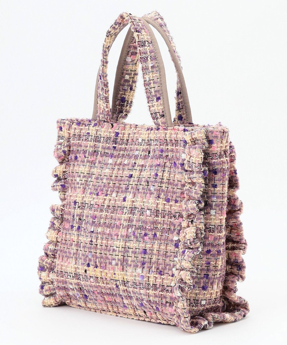 TOCCA 【美人百花掲載】【一部カラー撥水】TRIM WAVES MINITOTE ミニトートバッグ 