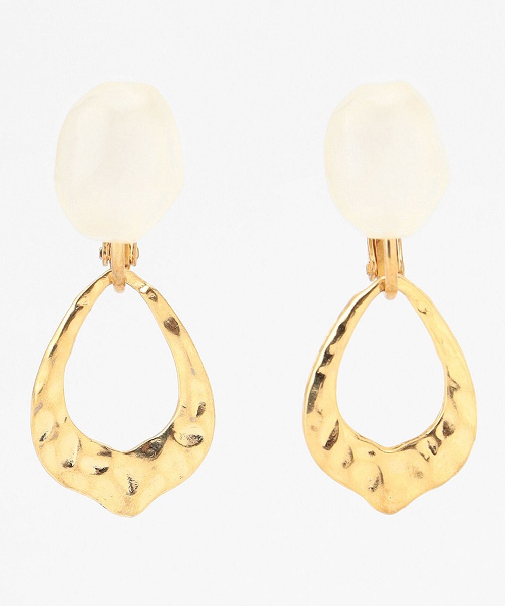 ANY SIS 【2WAY】ストーン イヤリング 