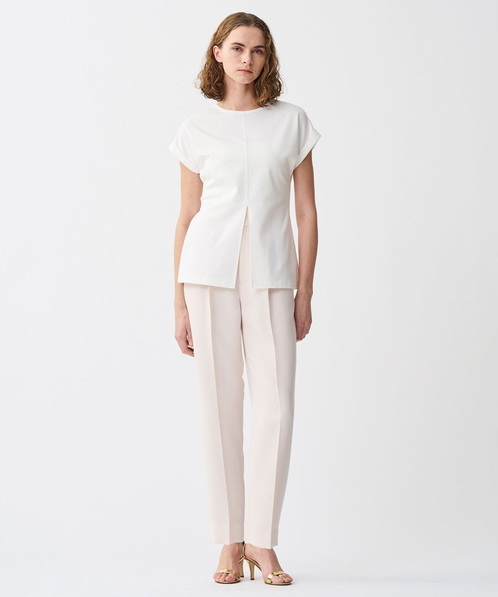 uncrave ダブルフェイスジャージー 2WAYスリットトップス 