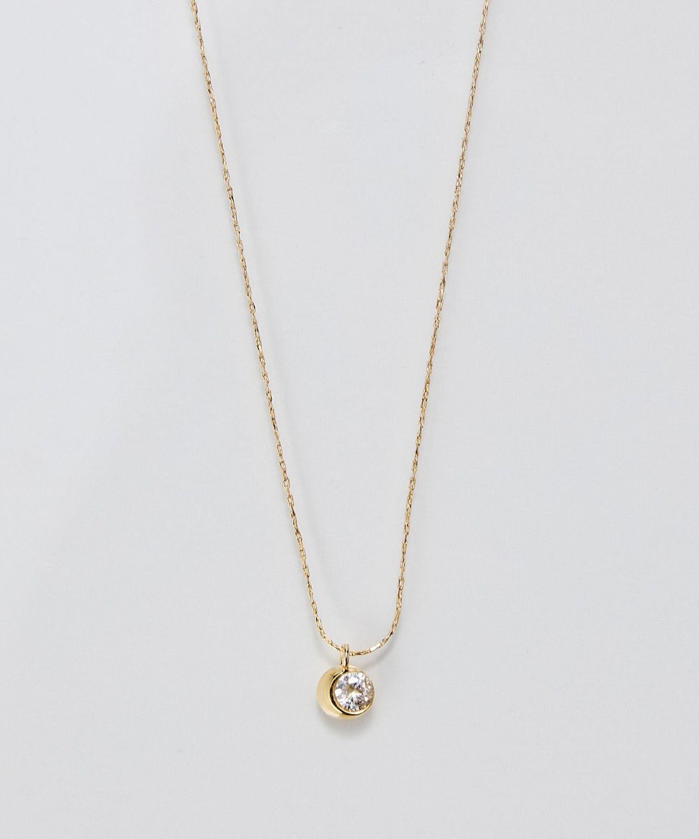 Phoebe 【金属アレルギー対応】スパークルドットビジューネックレス/ニッケルフリー ゴールド 