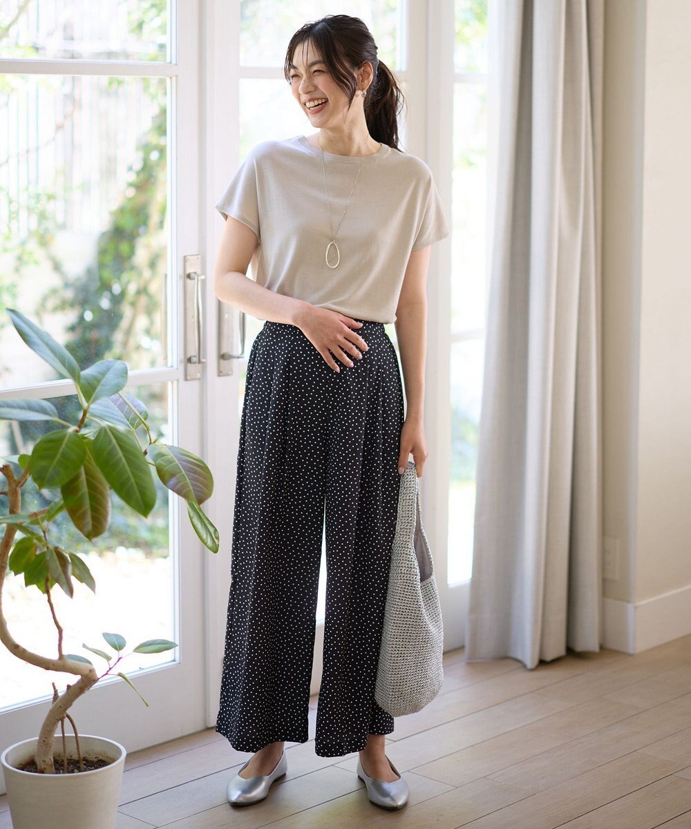 ANY L 【新色追加/吸水速乾/イージーケア/UVカット/接触冷感】さらさらDRYパンツ 