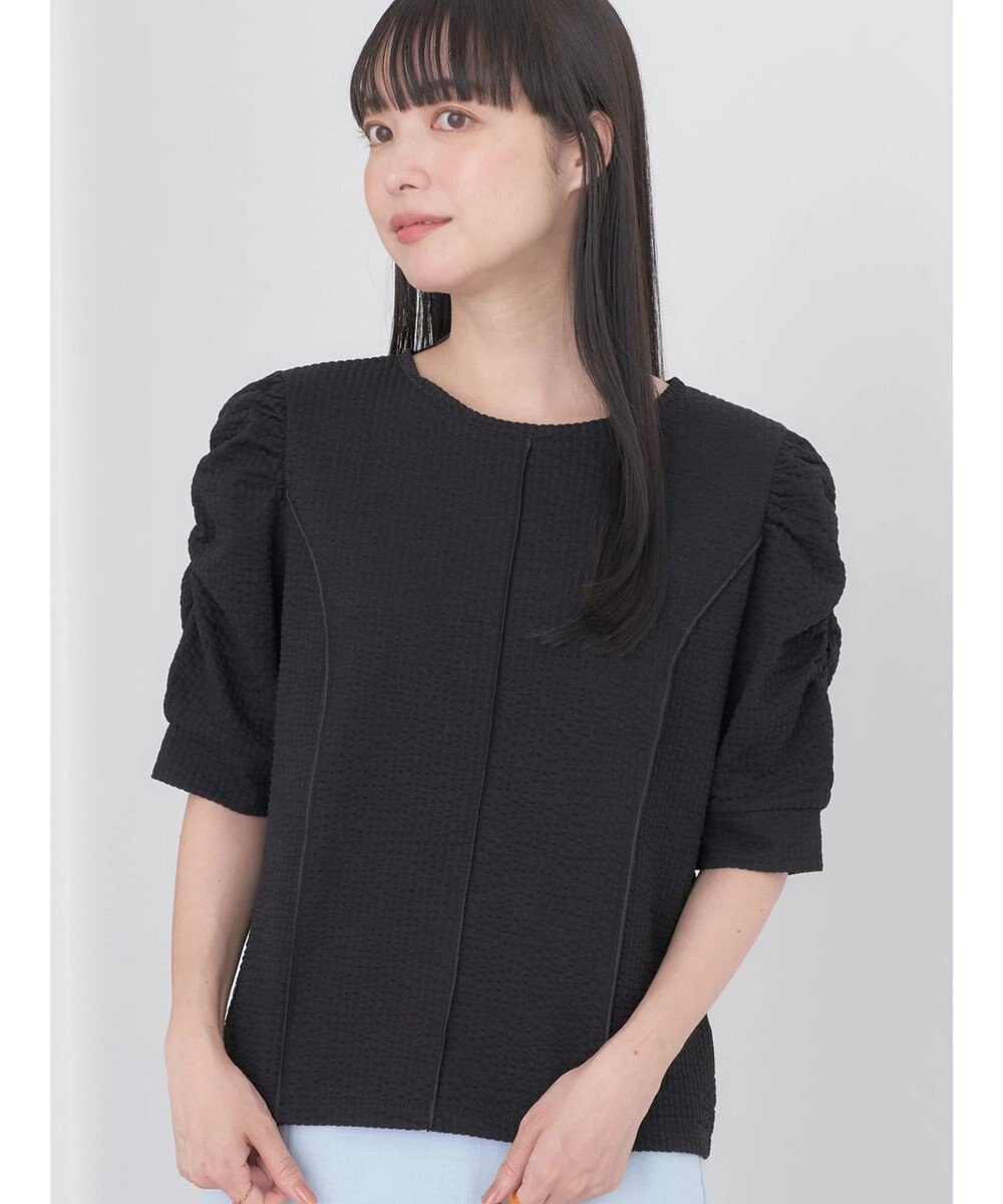 earth music&ecology ジャガードパワショルプルオーバー 